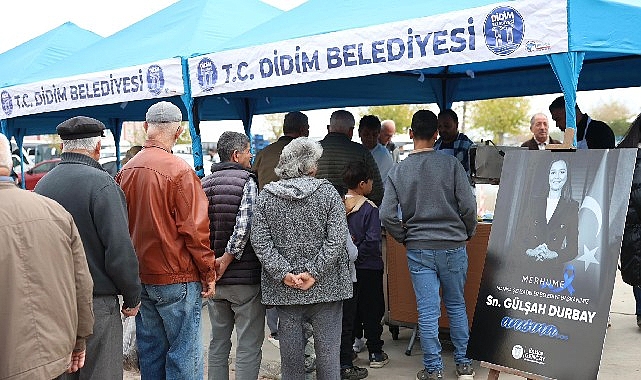 Didim'de Merhume Gülşah Durbay için lokma hayrı düzenlendi görseli