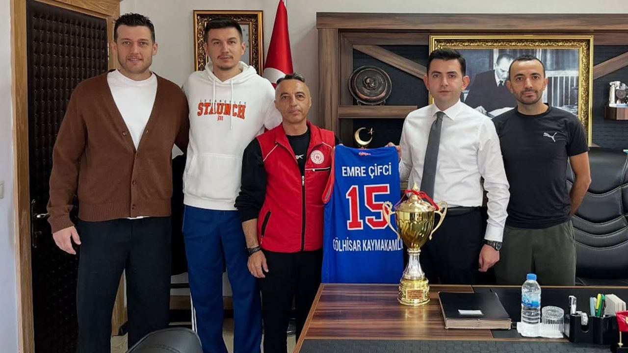 Gölhisar Kaymakamlığı basketbol takımı Akdeniz yolunda görseli