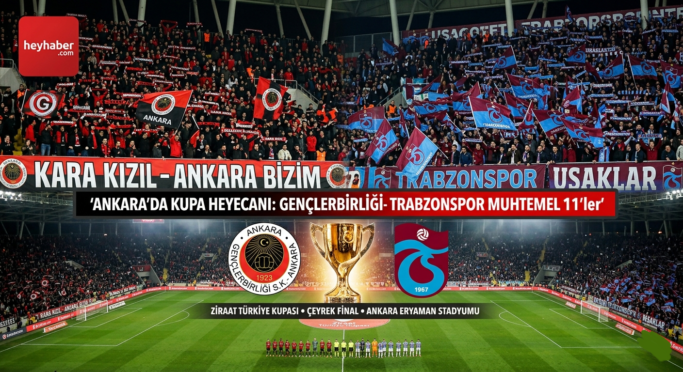 Ankara'da Kupa Heyecanı: Gençlerbirliği - Trabzonspor Son Durum görseli
