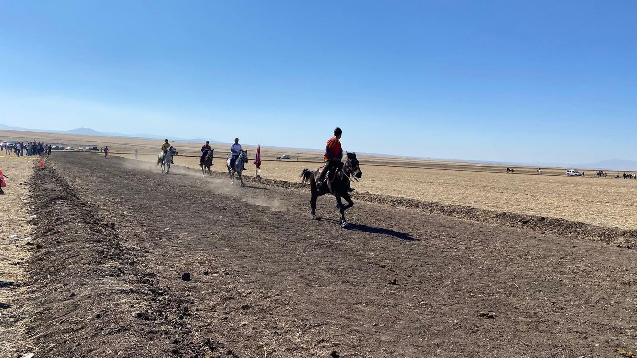 Arpaçay’da 4. geleneksel Rahvan At yarışları coşkusu görseli