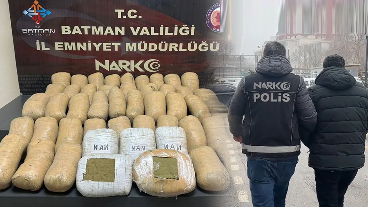 Batman’da narkotik operasyonu: Tır da 51 kilo toz esrar ele geçirildi görseli