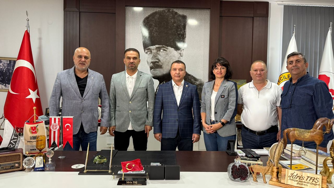 ANTALYA TİMBİR’den AGC Başkanı İdris Taş’a ziyaret görseli