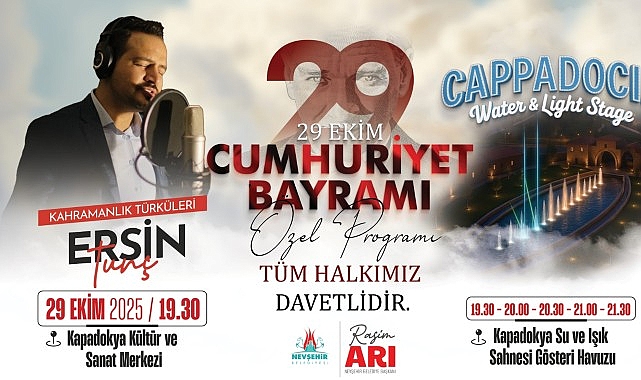 Nevşehir Belediyesi’nden 29 Ekim Coşkusuna Özel Programlar görseli
