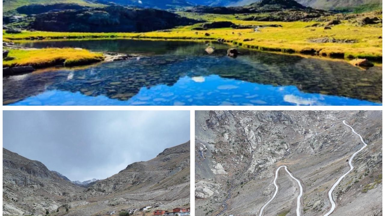 Artabel Gölleri Tabiat Parkı’nda ulaşımı kolaylaştıracak beton yol çalışmaları devam ediyor. görseli
