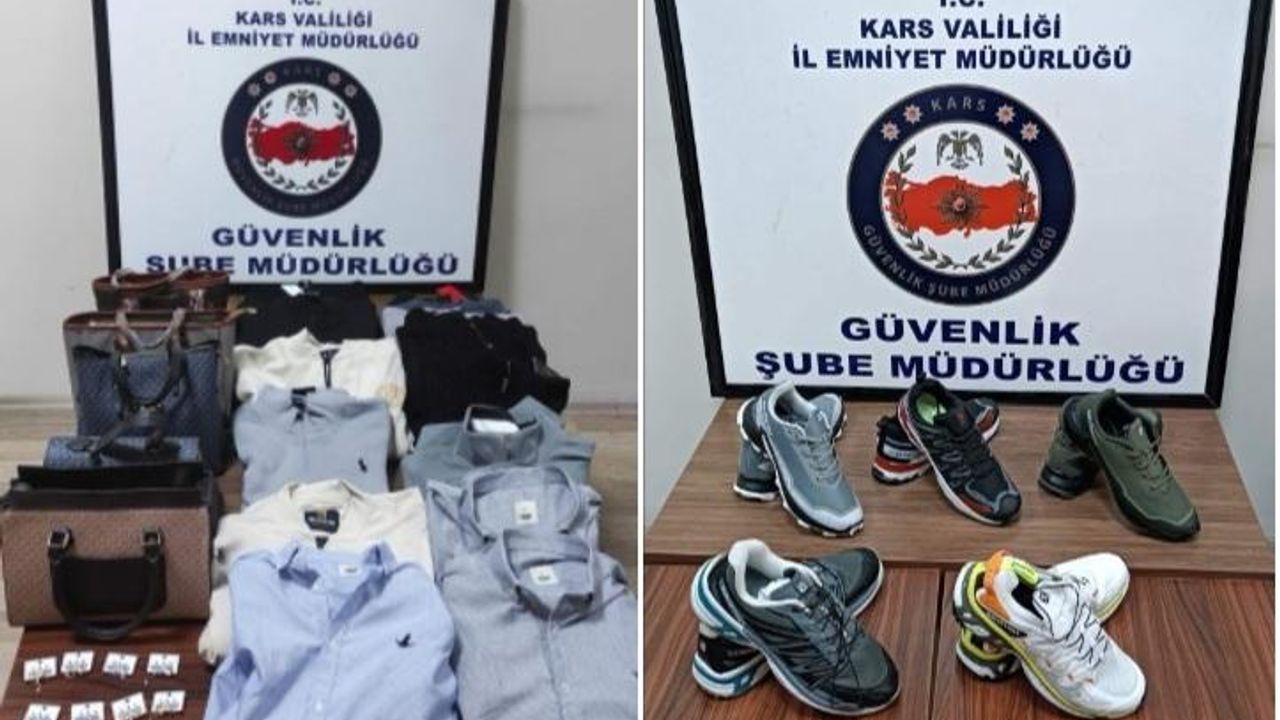 Kars'ta marka taklidi ürünlere baskın: 33 adet sahte ürün ele geçirildi görseli