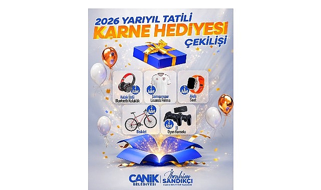 Gelenek Devam Ediyor: Karne Hediyeleri Canik Belediyesi'nden görseli