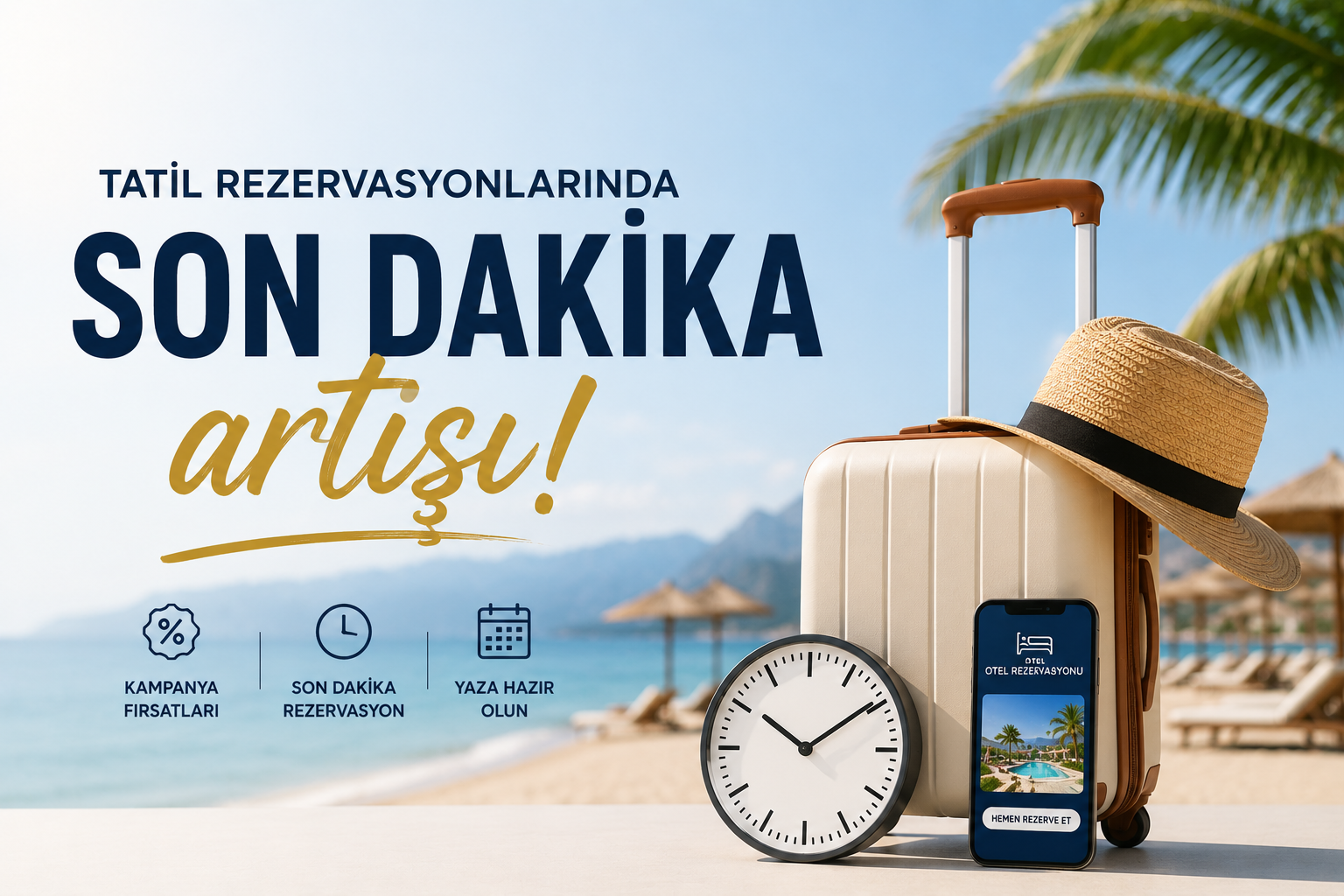 Tatil Rezervasyonlarında Son Dakika Artışı! görseli