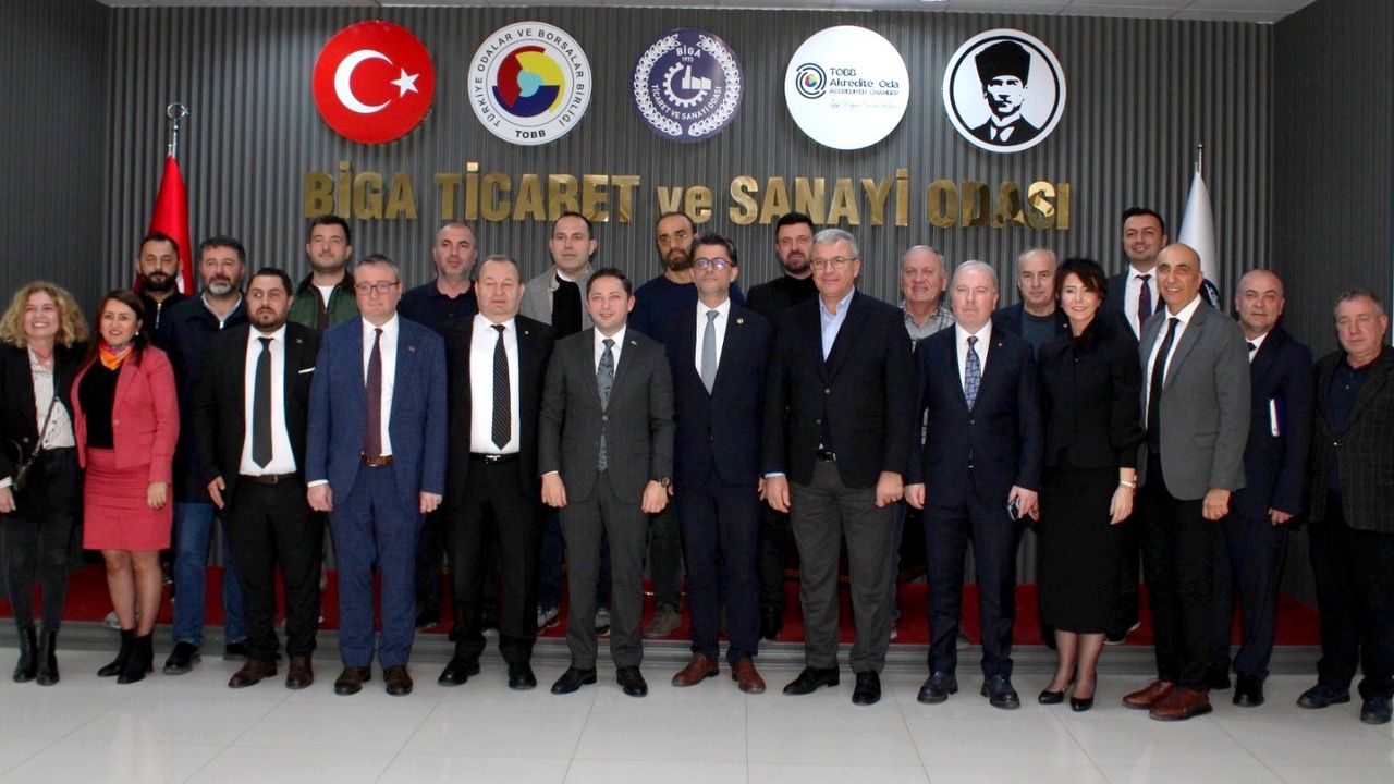 Biga’da eğitimin ve sanayinin geleceği için tarihi protokol görseli