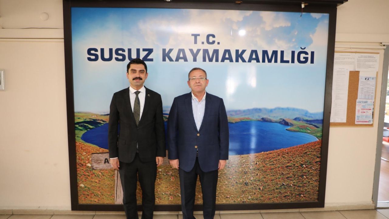Kars Valisi Ziya Polat’tan Susuz Kaymakamı Muhammed Emin Tutal’a ziyaret görseli