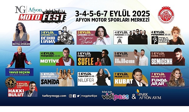 NG Afyon Motofest’te Müzik, Şov ve Eğlence Bir Arada görseli