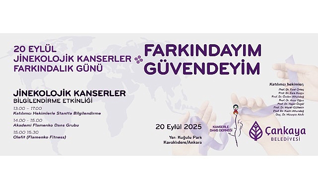 20 Eylül Dünya Jinekolojik Kanserler Farkındalık Günü görseli