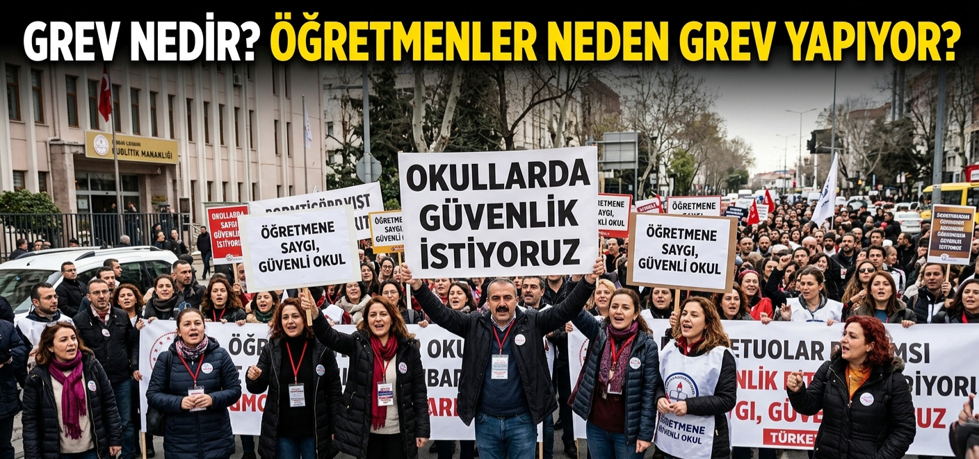 Grev Nedir? Öğretmenler Neden Grev Yapıyor? görseli
