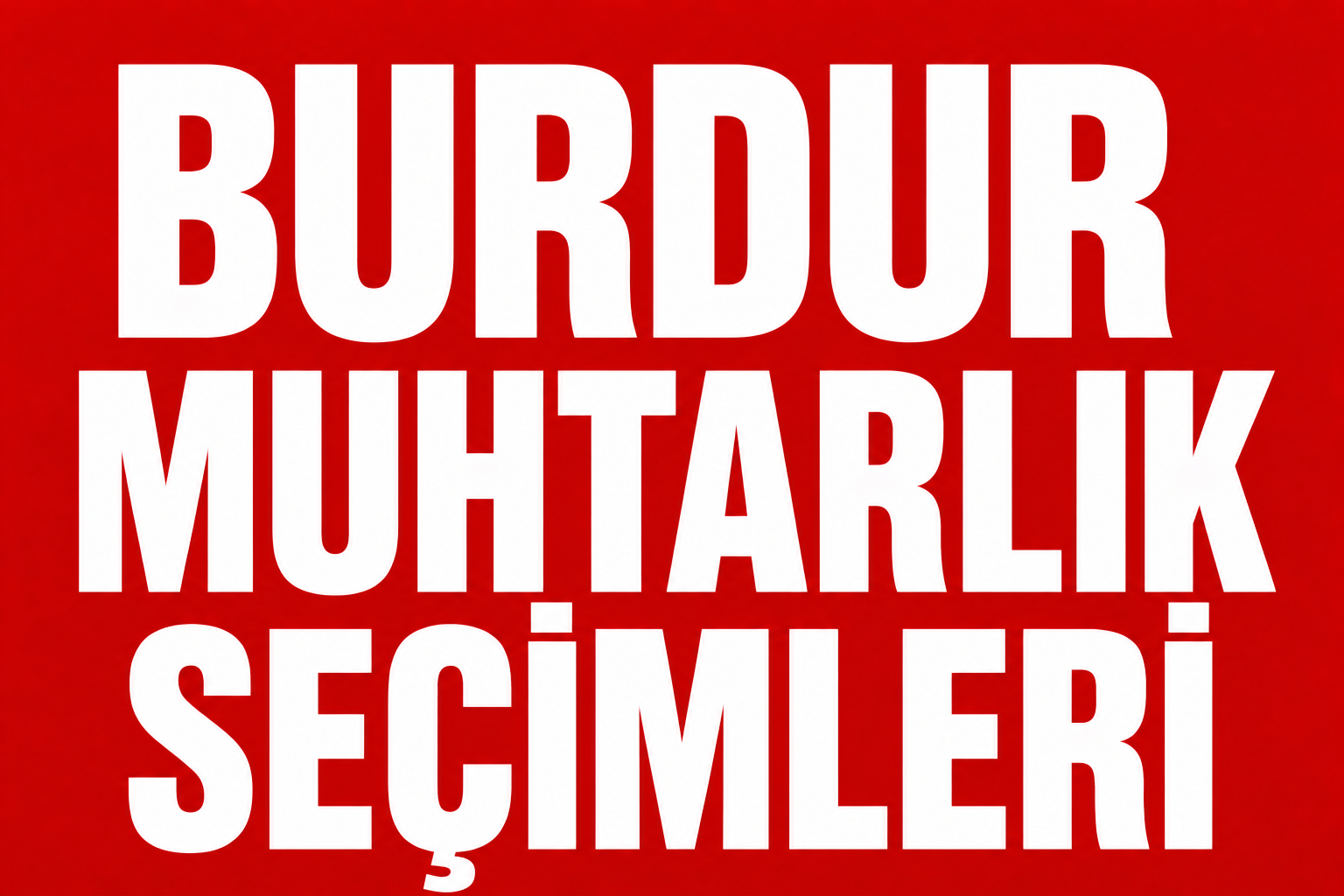 BURDUR’DA KÜÇÜK MAHALLELERDE BÜYÜK MÜCADELE! görseli