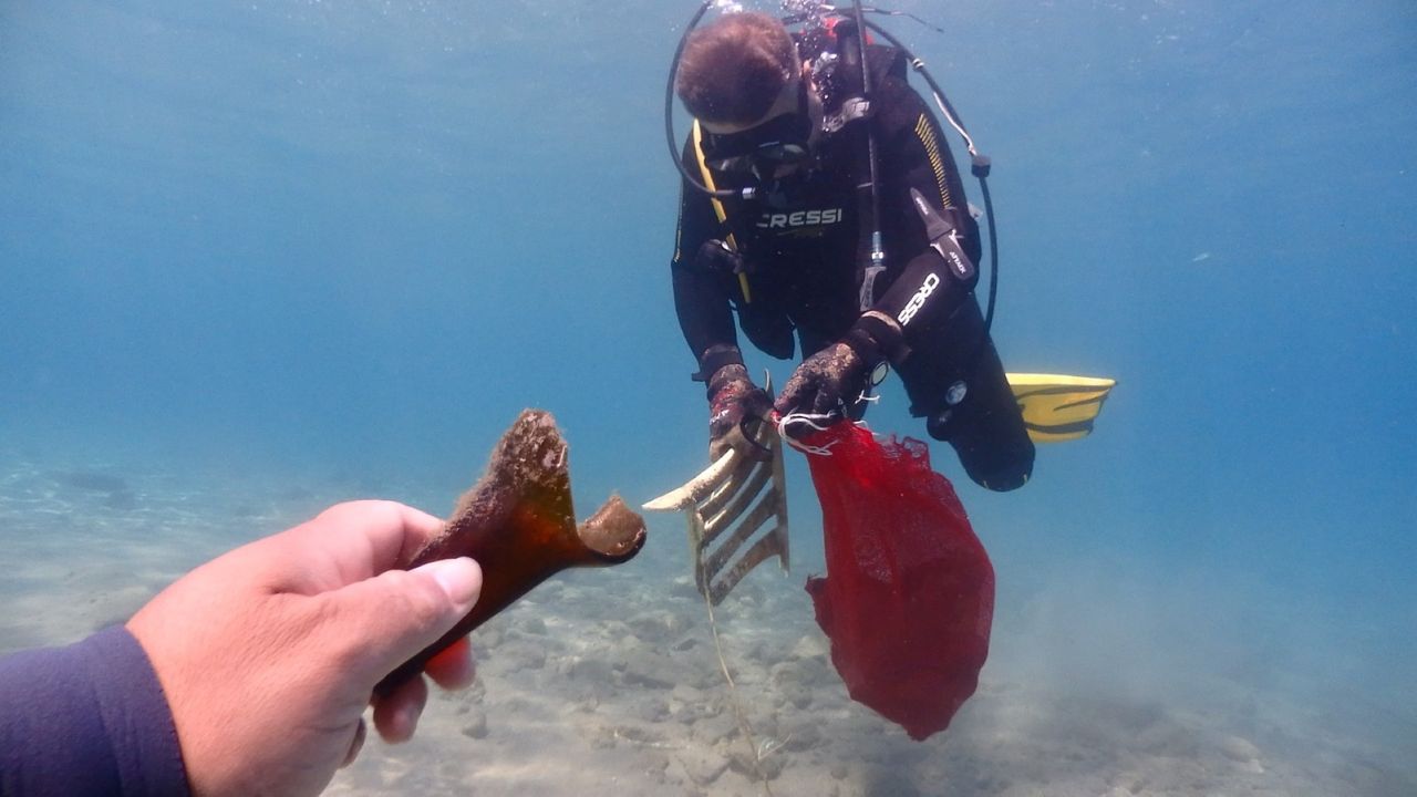 Gündoğan’da Deniz Dibi Temizliği görseli