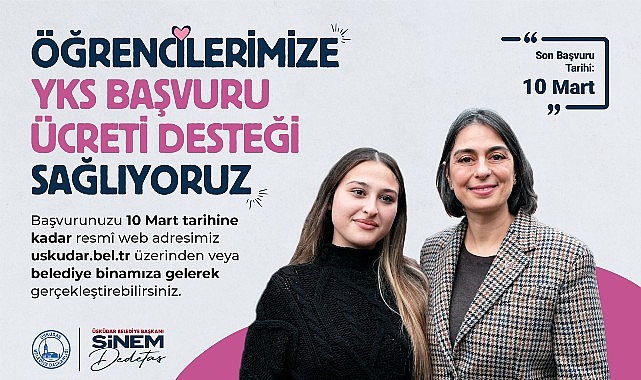 Üsküdar Belediyesi YKS Desteği görseli