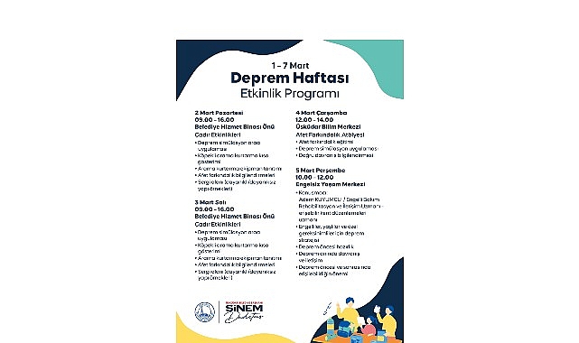 Üsküdar’da Deprem Haftası’nda Kapsamlı Farkındalık Programı görseli