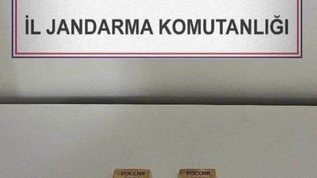 Kars’ta Jandarmadan kaçak altın operasyonu: 2 külçe altın ele geçirildi görseli