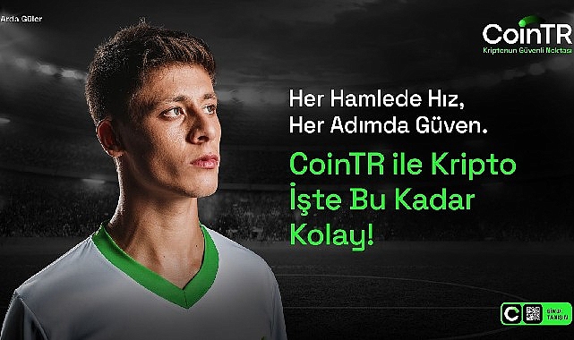CoinTR ve Arda Güler, “Hız ve Güven”de buluştu görseli