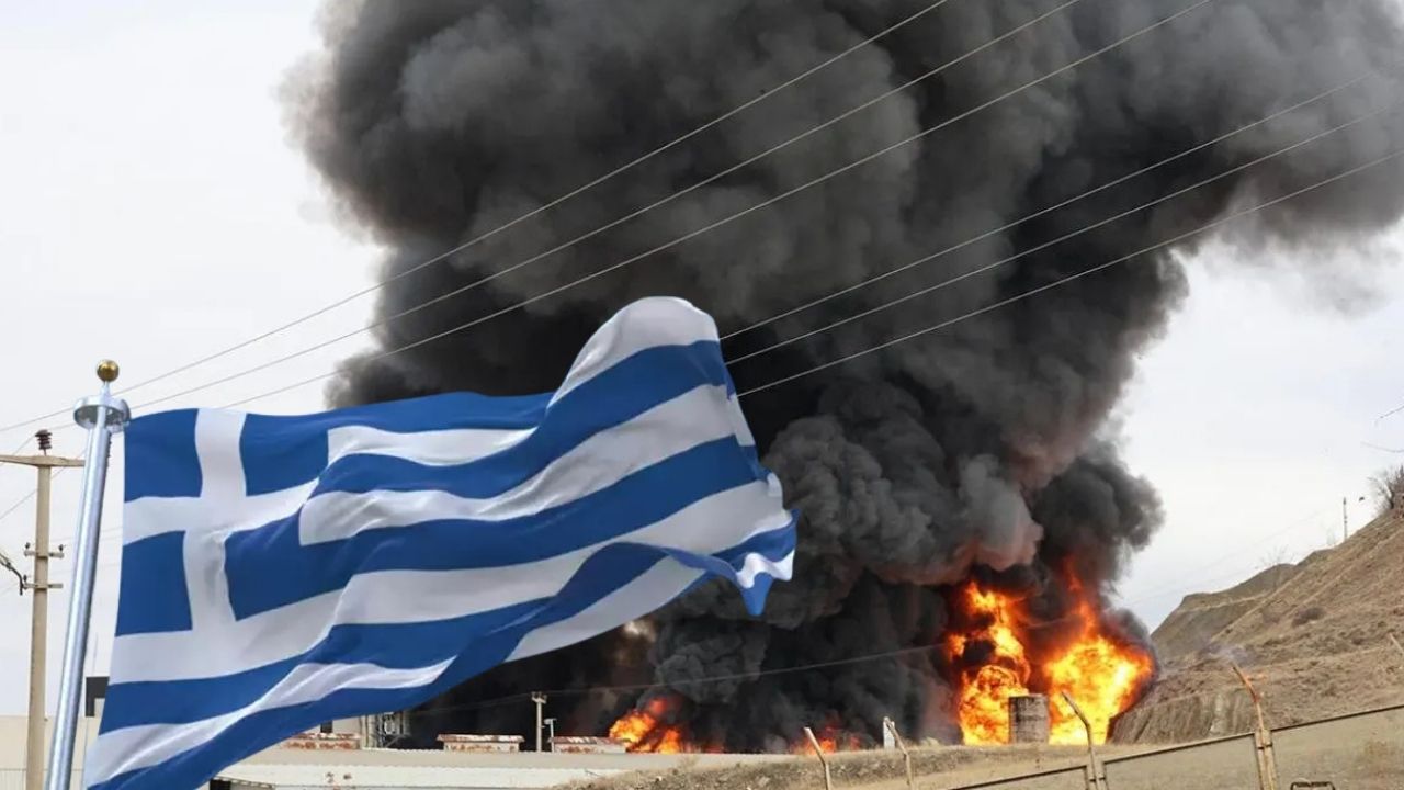 Yunanistan’ın Trikala kenti yakınlarında gıda fabrikasında yangın: 3 ölü görseli