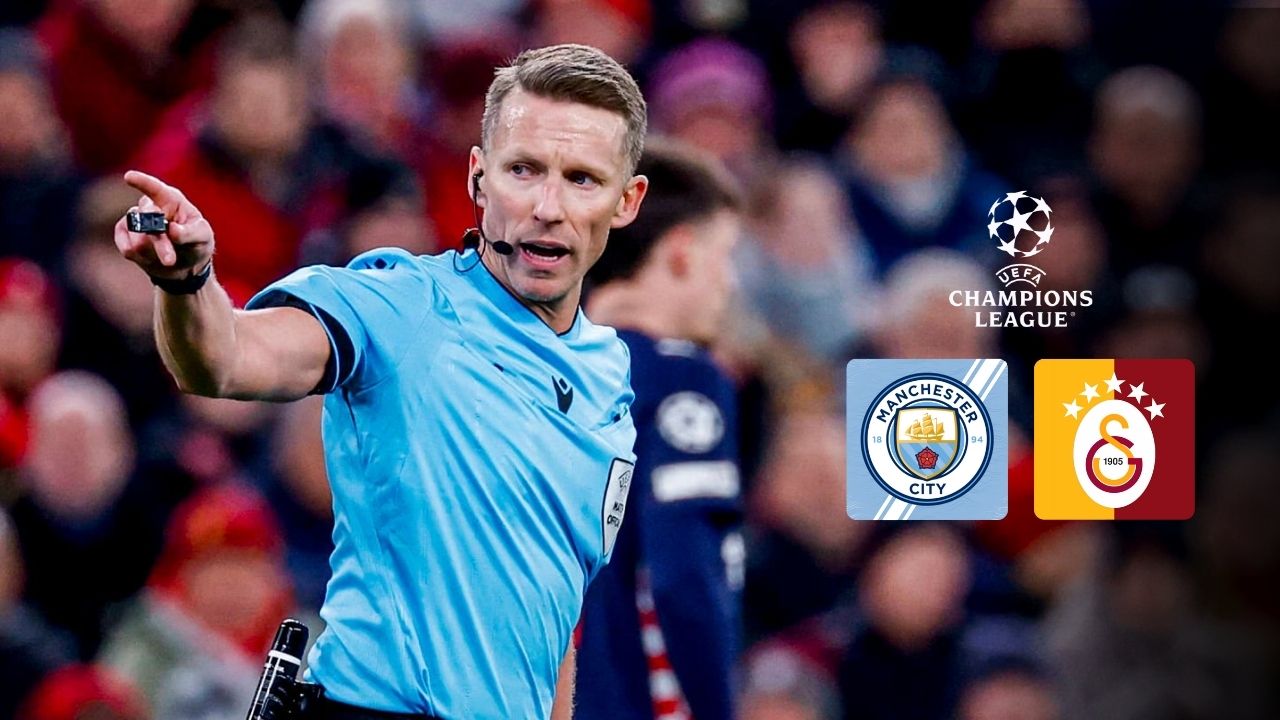 Manchester City – Galatasaray maçının hakemi belli oldu görseli