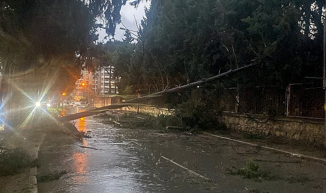 Buca Belediyesi ekiplerinin fırtına ve yağış mesaisi görseli