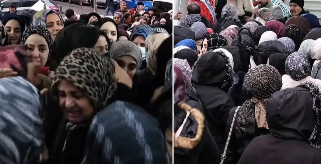 Sultangazi’de "Yüzde 50 İndirim" İzdihamı: Kapılar Açılınca Ortalık Karıştı! görseli