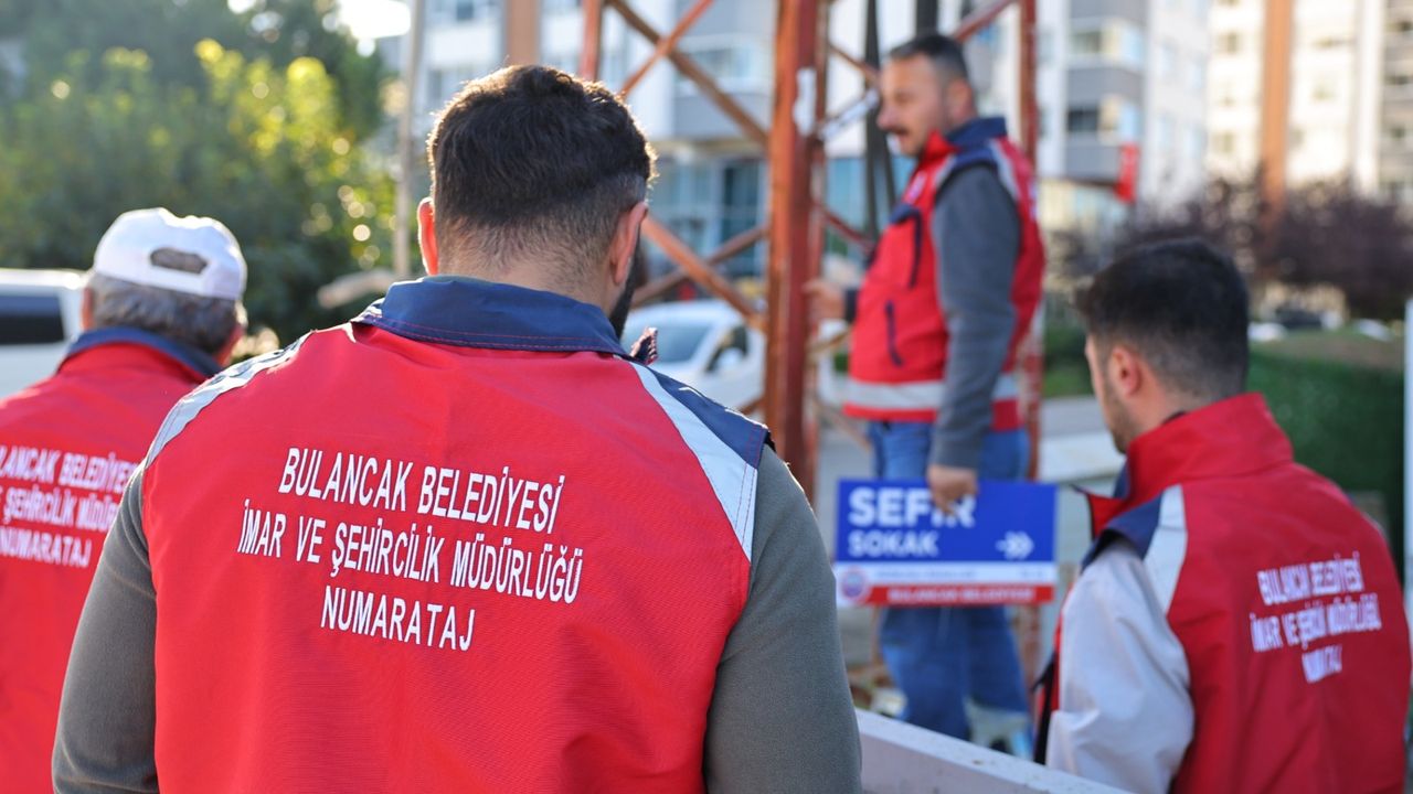 Bulancak'ta cadde sokak numaraları güncelleniyor görseli
