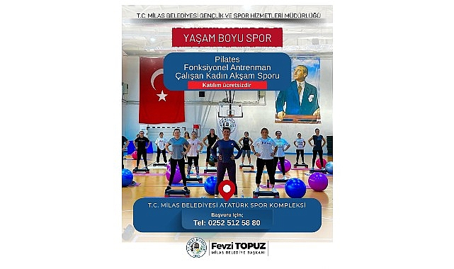 "Yaşam Boyu Spor" Programına Kayıtlar Devam Ediyor görseli