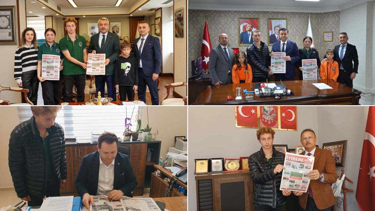 İyidere’de eğitim yılı özel gazeteyle ölümsüzleştirildi görseli