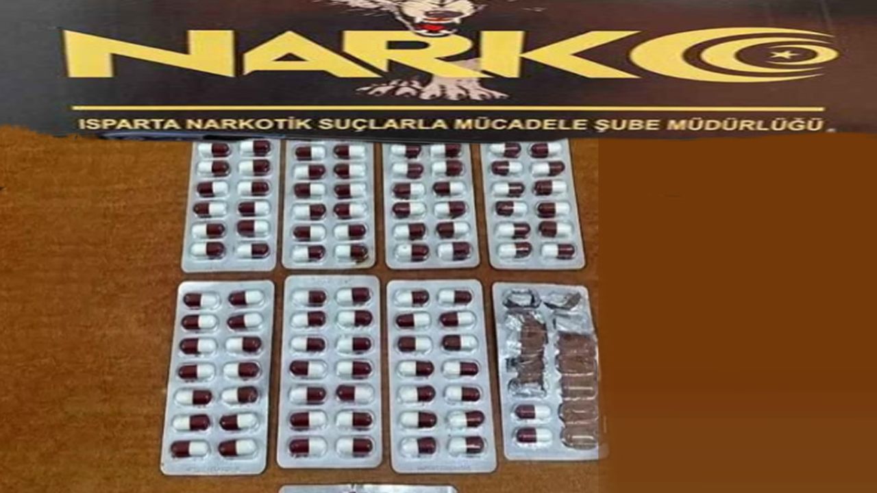 Isparta’da narkotik operasyonu: Sentetik ecza ele geçirildi görseli