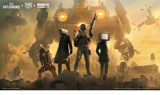 PUBG: BATTLEGROUNDS ve PUBG MOBILE, Cadılar Bayramı’na Dünyaca Ünlü Internet Meme’i ve YouTube Serisi 'Skibidi Toilet' ile Girmeye Hazırlanıyor görseli