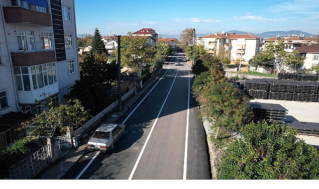 Gölcük Bilgin Caddesi yeni yüzüne kavuştu görseli
