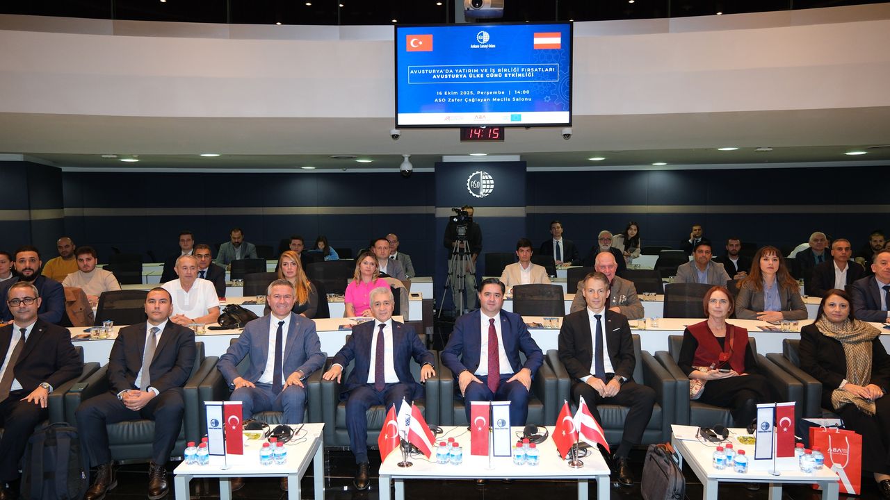 Türkiye-Avusturya ekonomik iş birliği ASO'da masaya yatırıldı görseli