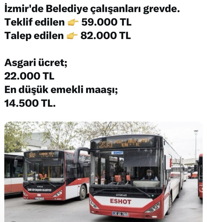 İzmir Grev Raporu 29 Mayıs 2025 görseli