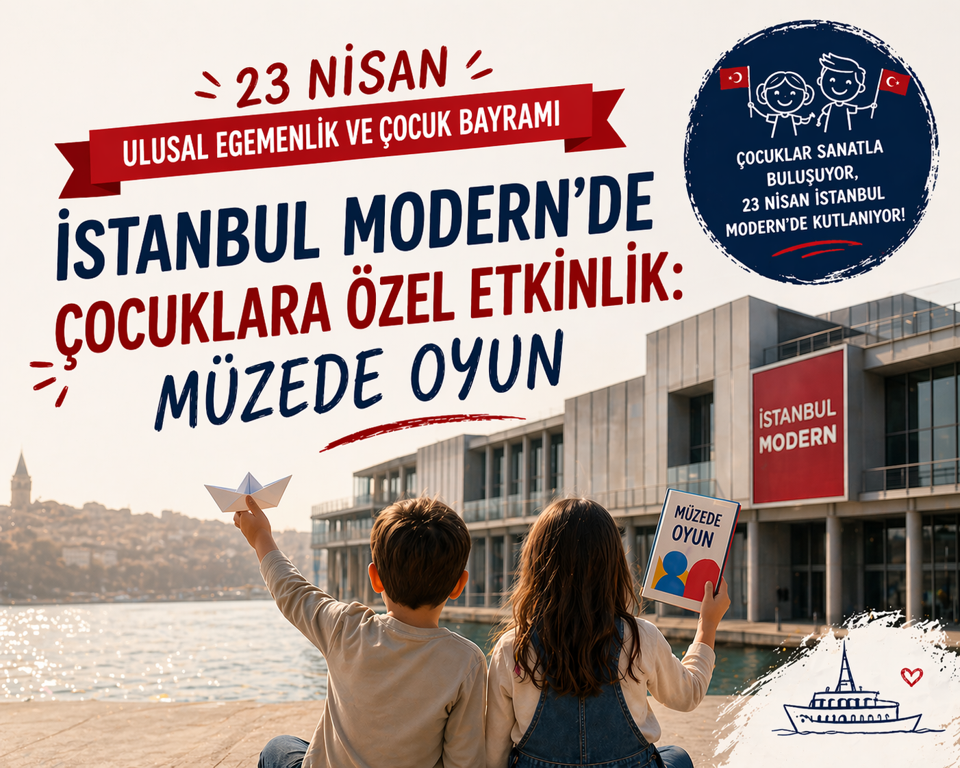 İstanbul Modern’de Çocuklara Özel Etkinlik; Müzede Oyun görseli