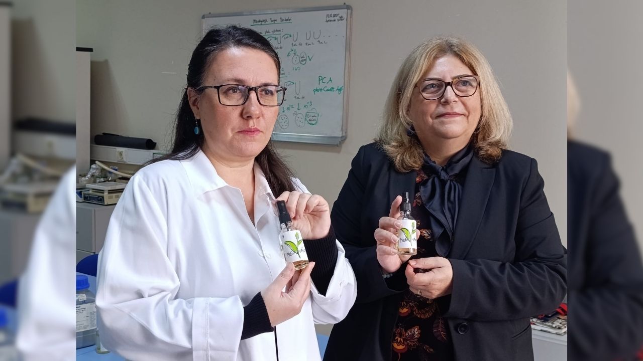 ÇOMÜ’den yerli ve yeşil teknoloji hamlesi: Çay özü temelli doğal dezenfektan patent aldı görseli