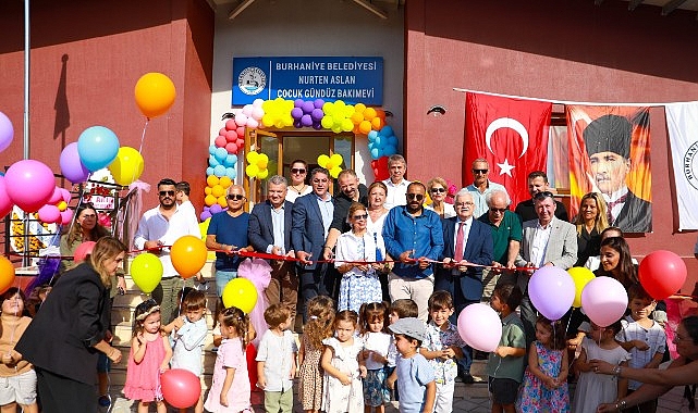 Burhaniye Belediyesi Nurten Aslan Çocuk Gündüz Bakımevi Açıldı görseli
