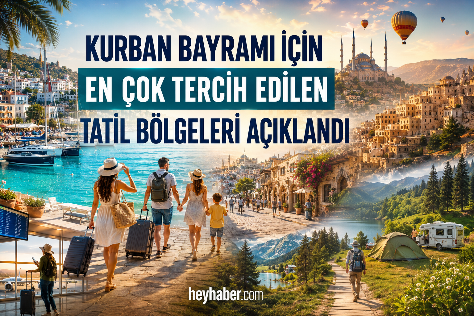 Kurban Bayramı İçin En Çok Tercih Edilen Tatil Bölgeleri Açıklandı görseli