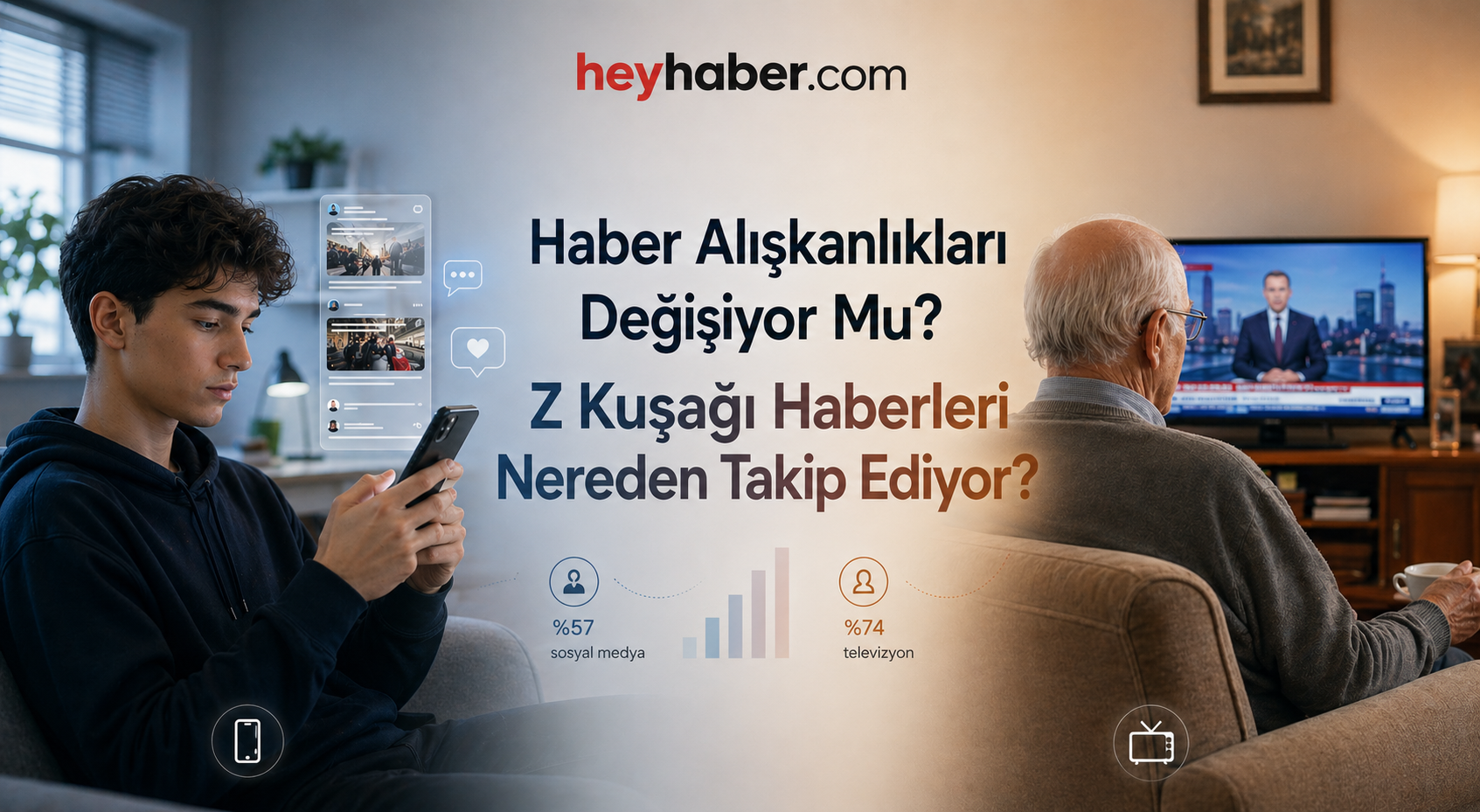 Haber Alışkanlıkları Değişiyor Mu? Z Kuşağı Haberleri Nereden Takip Ediyor? görseli