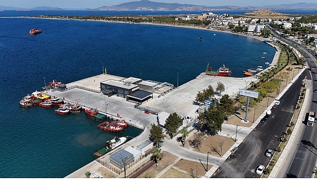 Aliaport Deniz Yolcu İskelesi Hizmete Hazır görseli