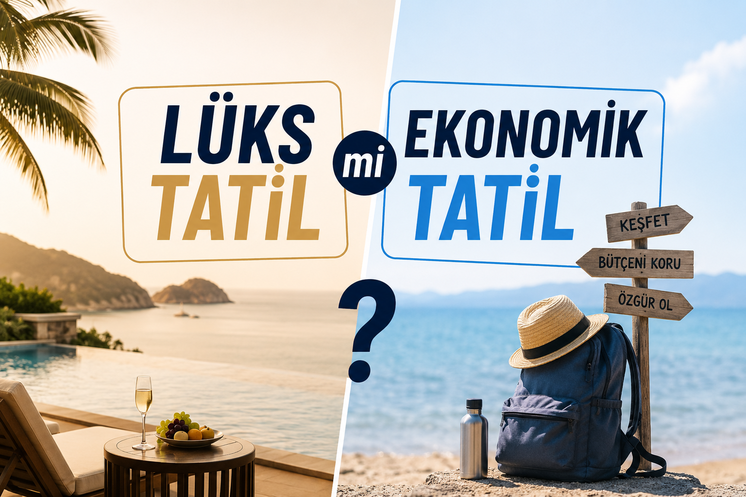 Lüks Tatil mi Ekonomik Tatil mi? görseli