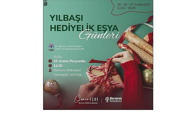 Bornova’da ‘Yılbaşı Hediyelik Eşya Günleri’ başlıyor görseli