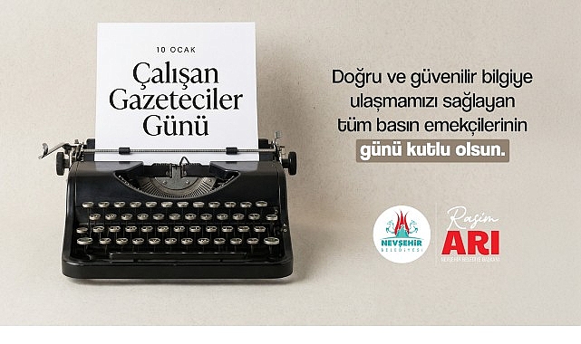 Belediye Başkanı Rasim Arı’dan Gazeteciler Günü Mesajı görseli