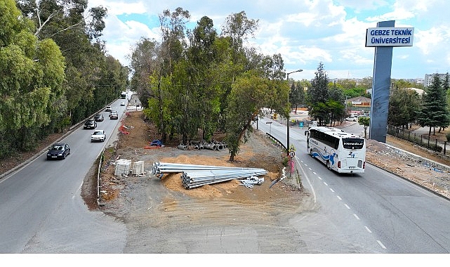 GTÜ Kavşağı yeni haliyle trafiği rahatlatacak görseli