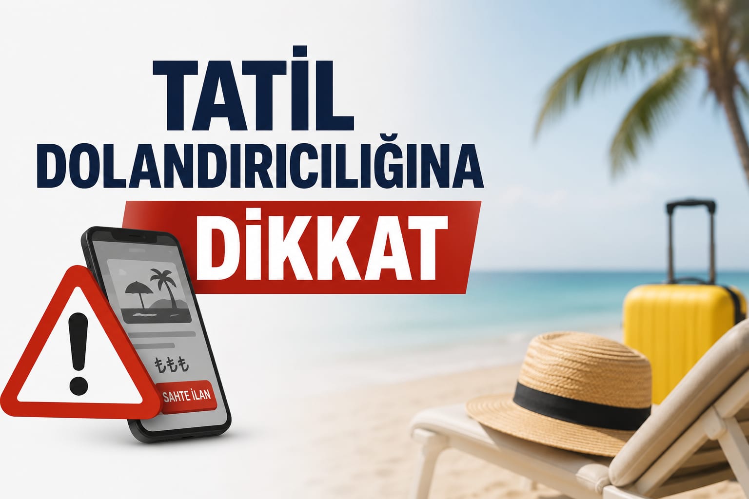 Tatil Dolandırıcılığına Dikkat! görseli