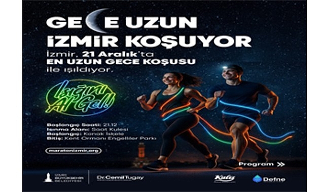 En uzun gece olacak, İzmirliler koşacak görseli