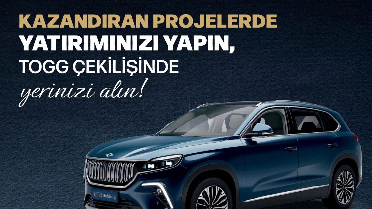 TRinvest’ten yatırımcılara büyük fırsat: Konut alımlarına özel TOGG kampanyası! görseli