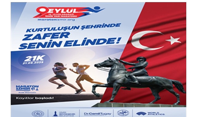 9 Eylül Yarı Maratonu için kayıt zamanı görseli