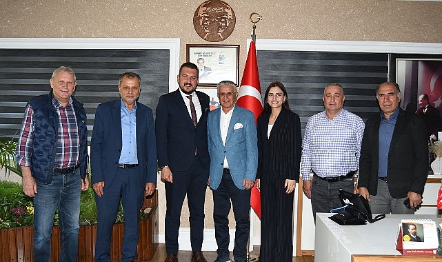 Korkuteli Belediye Başkanı’ndan Başkan Topaloğlu’na ziyaret görseli