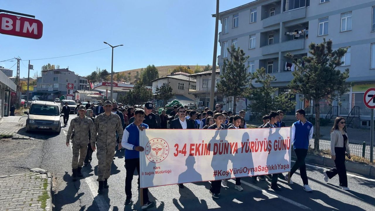 Susuz’da "Dünya Yürüyüş Günü" etkinliği düzenlendi görseli
